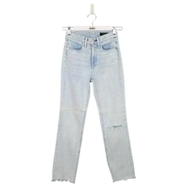 Rag & Bone Jeans slim de algodón Blanco
