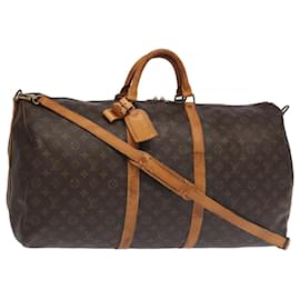 Louis Vuitton-LOUIS VUITTON Monogram Keepall Bandouliere 60 Boston Bag M41412 LV Auth 102734-Monogram