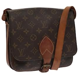 Louis Vuitton-LOUIS VUITTON Monogram Cartouchiere MM Shoulder Bag M51253 LV Auth 94558-Monogram