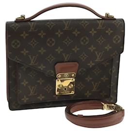 Louis Vuitton-LOUIS VUITTON Monogram Monceau 28 Hand Bag 2way M51185 LV Auth 103255-Monogram