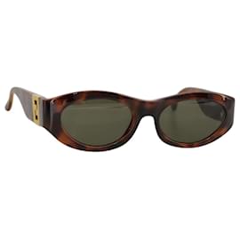 Fendi-FENDI Sunglasses plastic Brown Auth yk16009-Brown