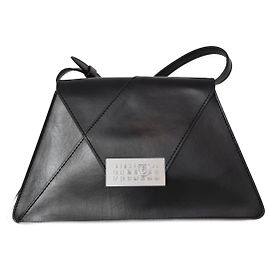 Borsa a tracolla media nera Numeric MM6 Maison Margiela Nero