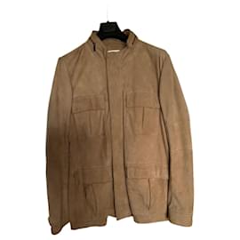 Zapa-Very classy velvet goat parka-Beige