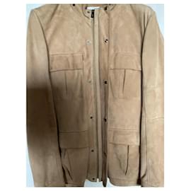 Zapa-Very classy velvet goat parka-Beige