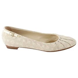 Louis Vuitton Beige Ballerinas Beige