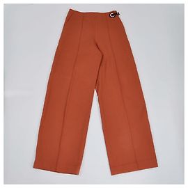 Hermès Calças HERMES T.FR Tamanho Único Algodão Marrom