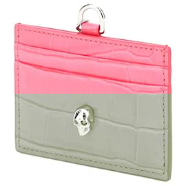 Alexander Mcqueen-Alexander McQueen Chain Cardholder-Pink