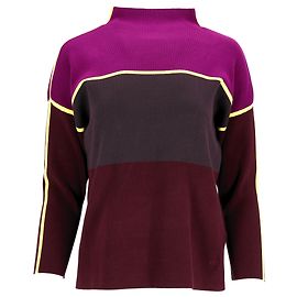 Suéter de gola alta em lã multicolorida VVB Color Block de Victoria Beckham Multicor