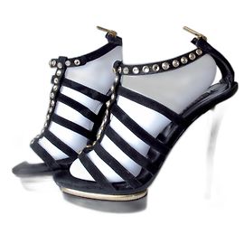 Le Silla high-heeled sandals Black Golden