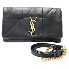 Yves Saint Laurent Catena per portafoglio in pelle Saint Laurent Jamie 517614 Nero