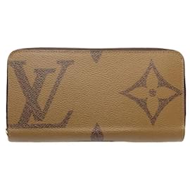 Louis Vuitton-Louis Vuitton Zippy Wallet Monogram Brown-Brown