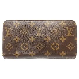 Louis Vuitton-Louis Vuitton Monogram Zippy Wallet M41895-Brown