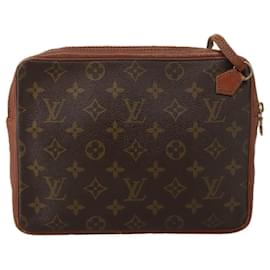Louis Vuitton-LOUIS VUITTON Monogram Pochette Sports Clutch Bag No.183 LV Auth 101104-Monogram