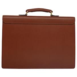 Autre Marque-Burberrys Business Bag Leather Brown Auth ep6772-Brown