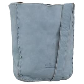 Autre Marque-Burberrys Blue Label Shoulder Bag Leather Light Blue Auth mr745-Light blue