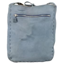 Autre Marque-Burberrys Blue Label Shoulder Bag Leather Light Blue Auth mr745-Light blue