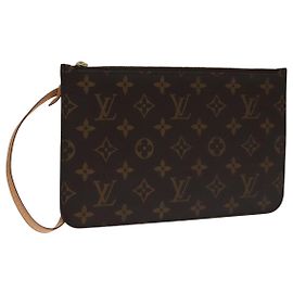 LOUIS VUITTON Monogram Neverfull MM Pouch Accessory Pouch LV Auth 103788 Monogram