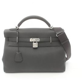 Hermès Hermes Maxi Kelly 42 Togo Handbag Grey