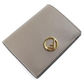 Fendi-Fendi Bifold Wallet 8M0387-Beige