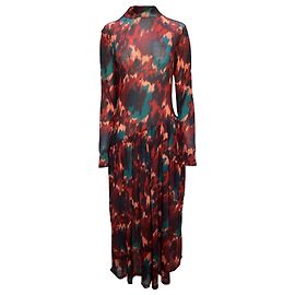 Abito maxi a maniche lunghe stampato Fernanda di Ulla Johnson in lyocell multicolore Multicolore