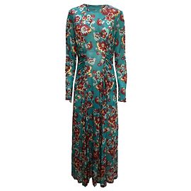 Abito maxi a maniche lunghe stampato Ceryse di Ulla Johnson in lyocell multicolore Multicolore