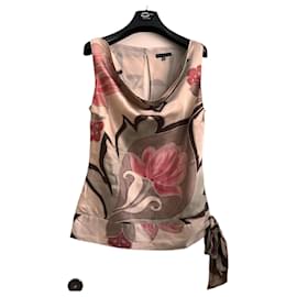 Top de seda Coast Bege Bege