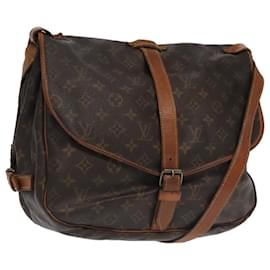 Louis Vuitton-LOUIS VUITTON Monogram Saumur 35 Shoulder Bag M42254 LV Auth 99868-Monogram