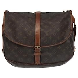 Louis Vuitton-LOUIS VUITTON Monogram Saumur 35 Shoulder Bag M42254 LV Auth 99868-Monogram
