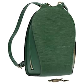 Louis Vuitton-LOUIS VUITTON Epi Mabillon Backpack Green M52234 LV Auth 100559-Green