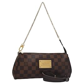 Louis Vuitton-LOUIS VUITTON Damier Ebene Eva Shoulder Bag 2way N55213 LV Auth 103258-Other