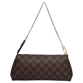 Louis Vuitton-LOUIS VUITTON Damier Ebene Eva Shoulder Bag 2way N55213 LV Auth 103258-Other