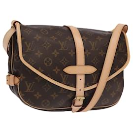 Louis Vuitton-LOUIS VUITTON Monogram Saumur 30 Shoulder Bag M42256 LV Auth 103095S-Monogram