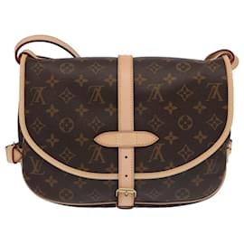 Louis Vuitton-LOUIS VUITTON Monogram Saumur 30 Shoulder Bag M42256 LV Auth 103095S-Monogram