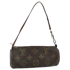 Louis Vuitton-LOUIS VUITTON Monogram Papillon Pouch Vintage LV Auth ki5184-Monogram