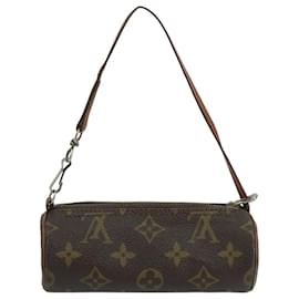 Louis Vuitton-LOUIS VUITTON Monogram Papillon Pouch Vintage LV Auth ki5184-Monogram