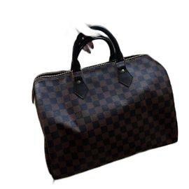 Louis Vuitton speedy 35 damier ébène Marron clair Marron foncé