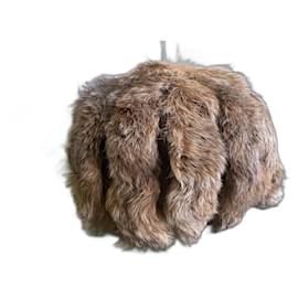 Autre Marque-Fox Fur hat from the 50's-Beige