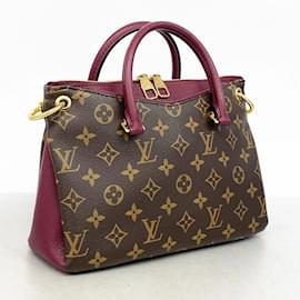 Louis Vuitton-Louis Vuitton Monogram Pallas BB Handbag-Dark red