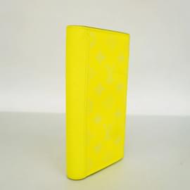 Louis Vuitton-Louis Vuitton Long Wallet Taiga Rama Portefeuille Brazza NM M30947-Yellow