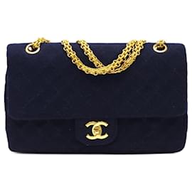 Chanel-Handbags-Navy blue