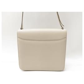 Hermès-NEW HERMES HAND BAG 2002-26 EVERCOLOR LEATHER BETON SHOULDER BAG-Beige