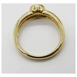 Autre Marque-K18 Gold Diamond Ring 0.325ct Size 9.5-Golden