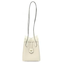 Fendi-Fendi Origami Mini Leather Shoulder Bag-White