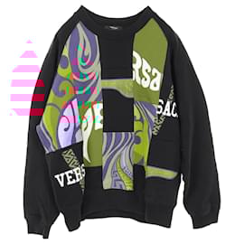 Versace-Versace Patchwork Cotton Sweatshirt-Other
