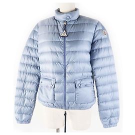 Moncler LANS Nylon Down Jacket Women Light blue