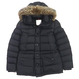 Moncler CLUNY Nylon Down Jacket Black Black