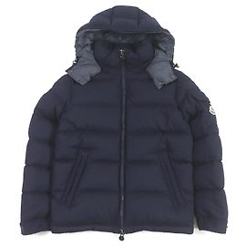 Moncler MONTGENEVRE Down Jacket Navy Navy blue