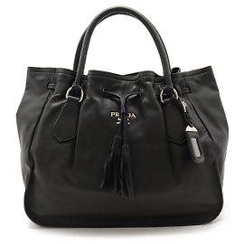Prada Nappa-Leder Tote Bag BR3616 Schwarz