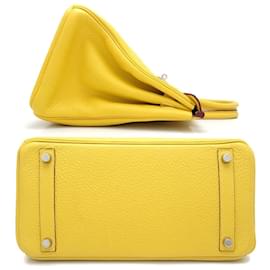 Hermès-Hermes Birkin 30 Handbag in Jaune-Yellow