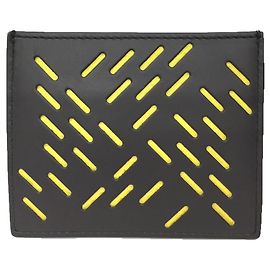Bottega Veneta Dark Brown Leather Card Case Dark brown